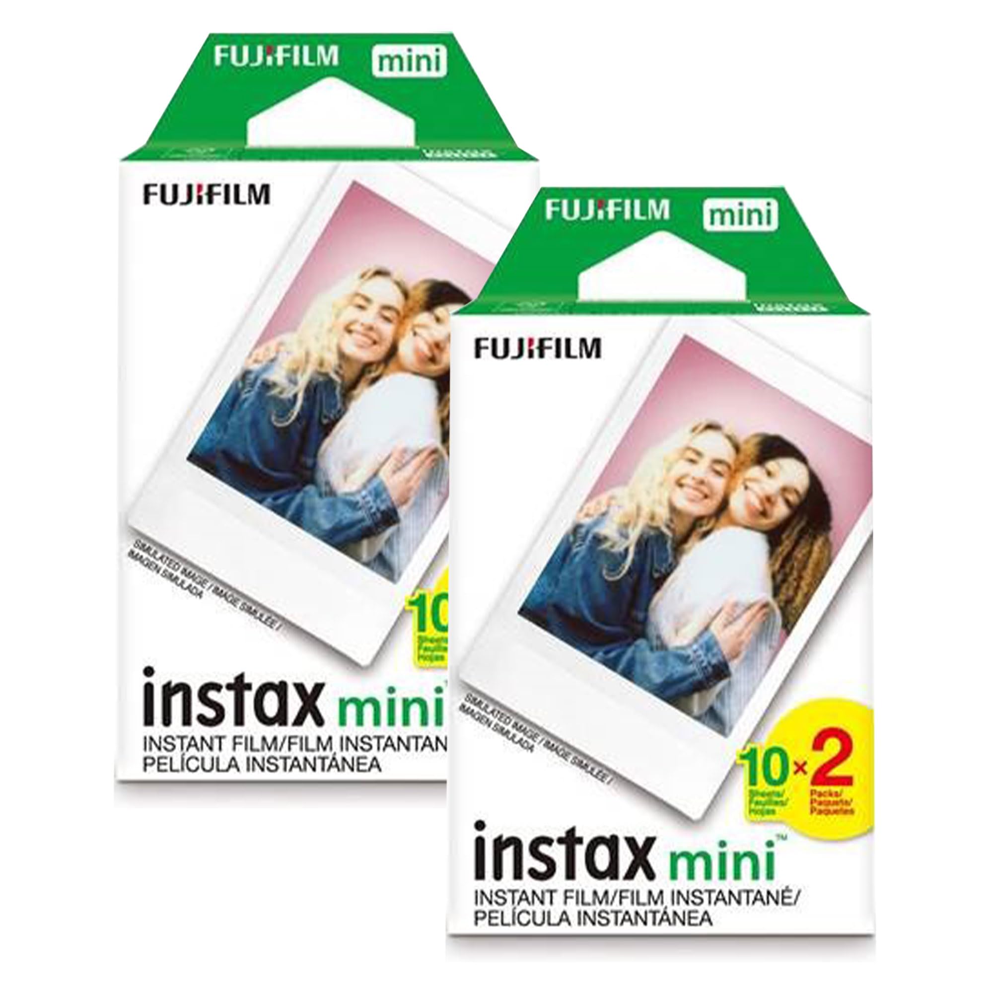 Fujifilm (2X) Instax Mini Instant Film (Twin Pack) Total: 40 Pictures