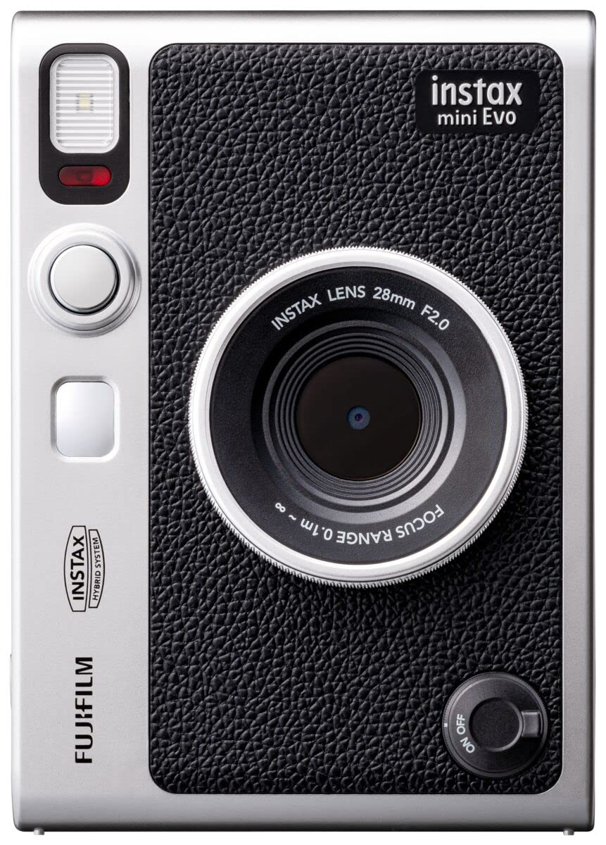 Fujifilm Instax Mini Evo Hybrid Instant Camera Black (Instant Camera/Smartphone Printer/Digital Camera)
