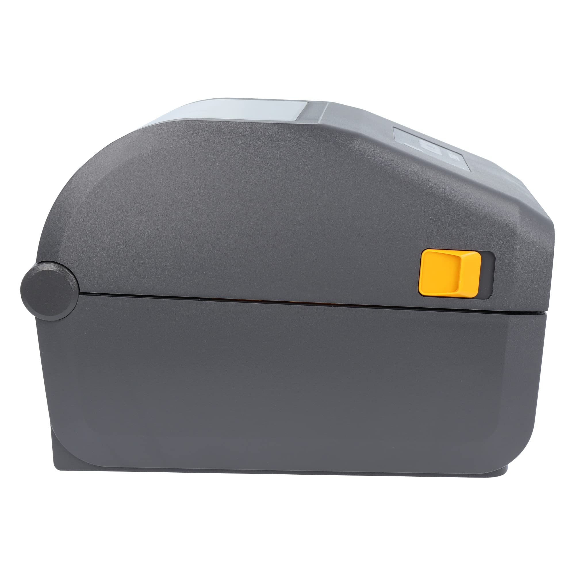 زيبرا تكنولوجيز طابعة ZD421d بحافة قابلة للتمزق - 203 نقطة لكل بوصة - حرارية مباشرة - 104 ملم كحد اقصى. عرض الطباعة، BTLE، USB، واجهات مضيف USB (ZD4A042-D0EM00EZ)، رمادي (داكن)