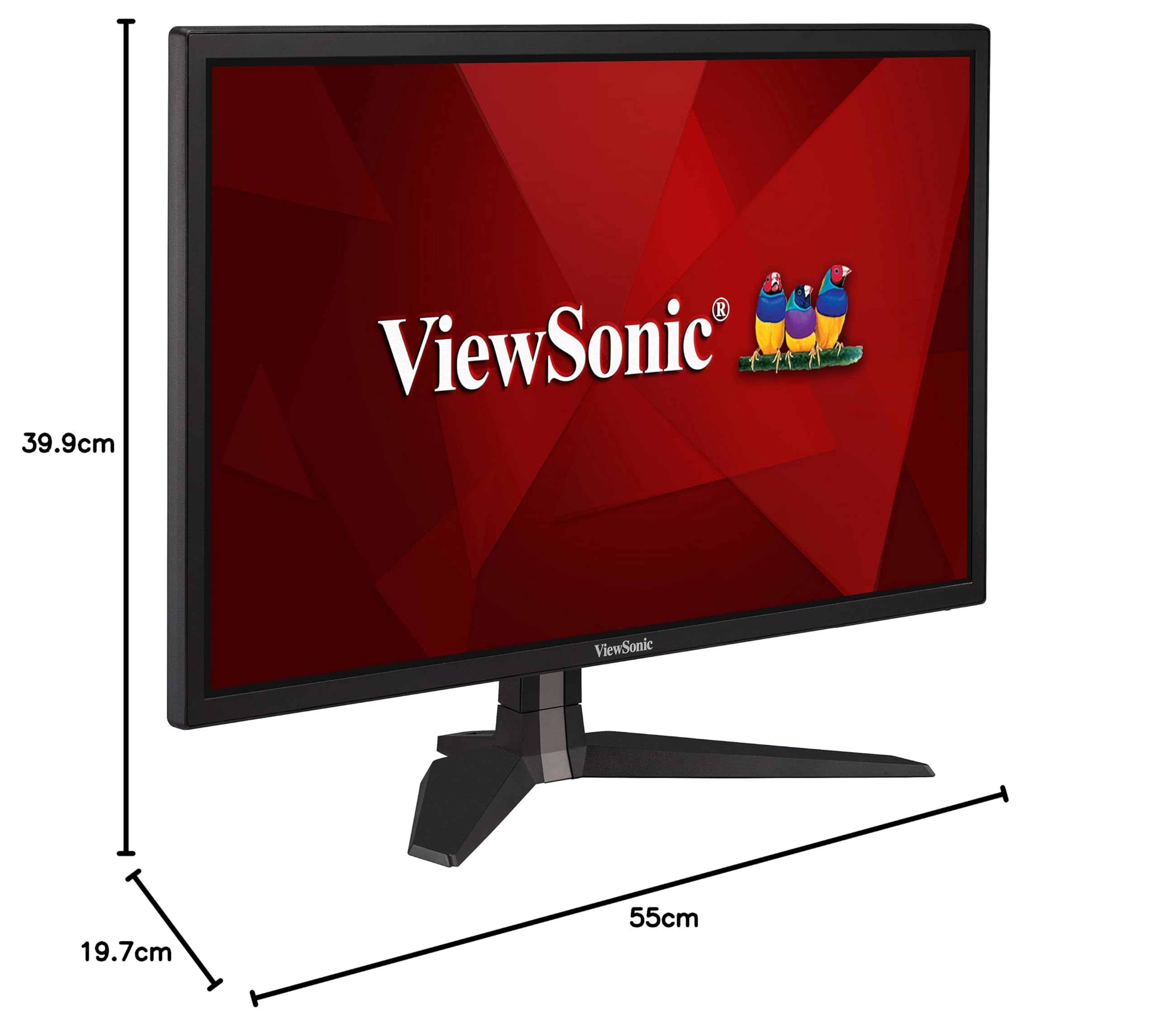 ViewSonic VX2458-P-MHD 24” 144Hz 1ms Entertainment Monitor with AMD FreeSync™, DisplayPort, 3x HDMI, Dual integrated speakers