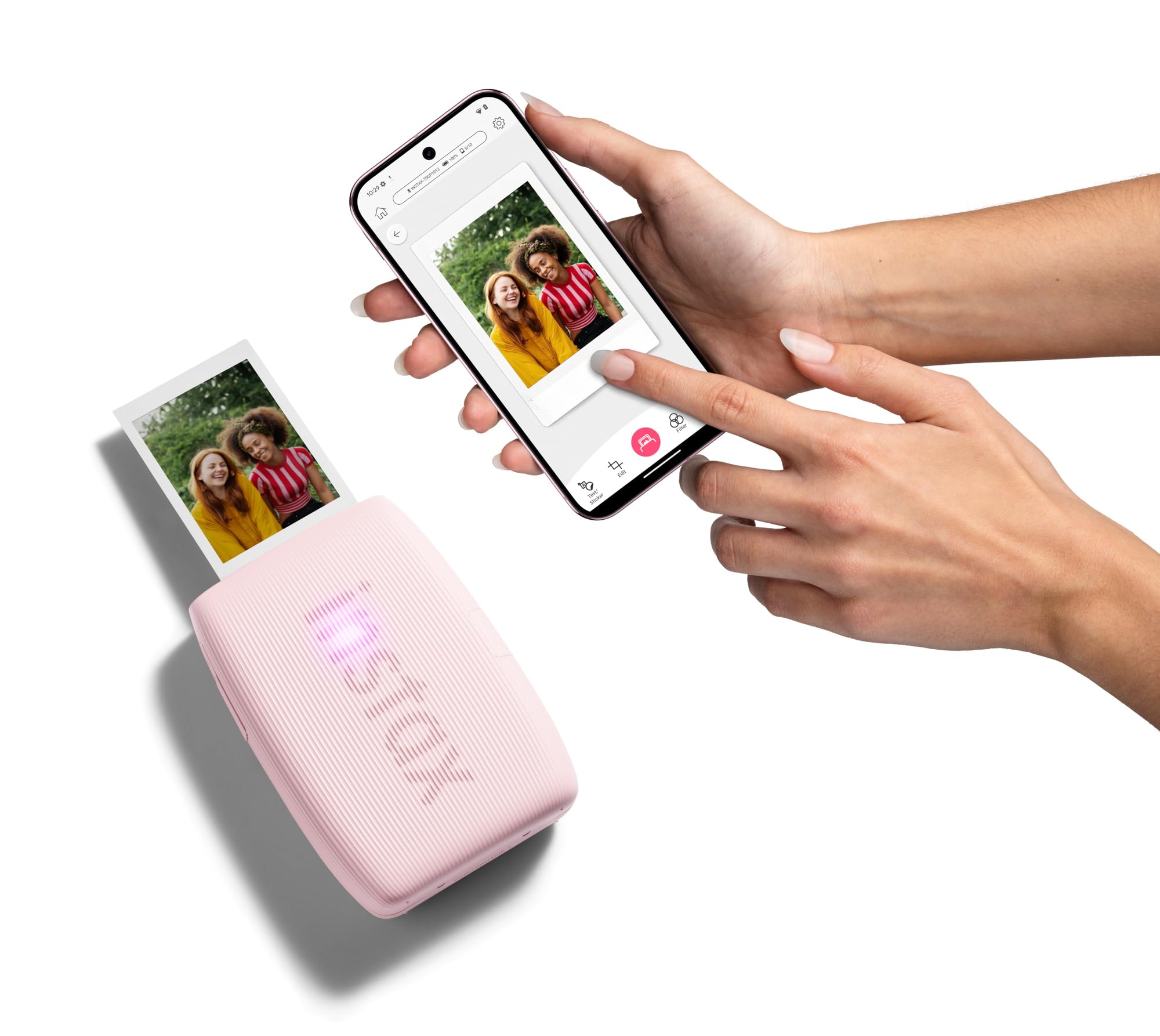 Fujifilm Instax Mini Link 3 Google Pixel Special Edition Smartphone Printer - Pink
