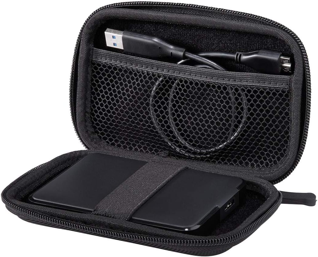Hama Hard Drive Case EVA Material 95546, 2.5 Inch, Black