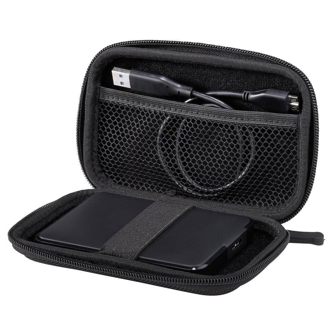 Hama Hard Drive Case EVA Material 95546, 2.5 Inch, Black