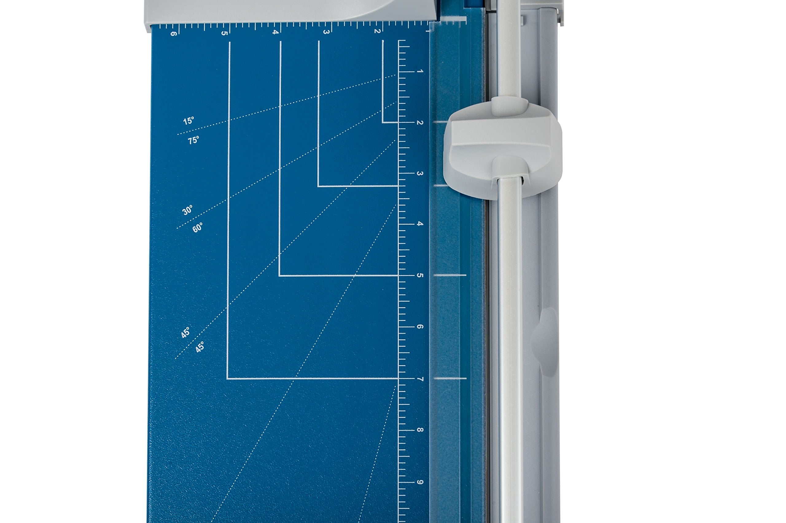 Dahle 507 Personal Rotary Trimmer, 12" Cut Length, 7 Sheet Capacity, Self-Sharpening, Automatic Clamp, German Engineered Paper Cutter