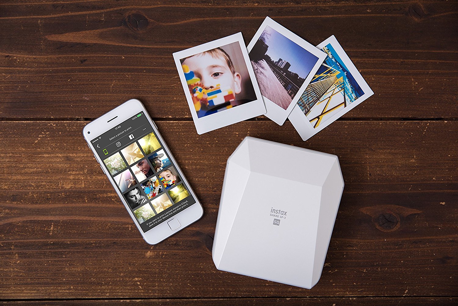 Instax SHARE SP-3 Smartphone Printer, White