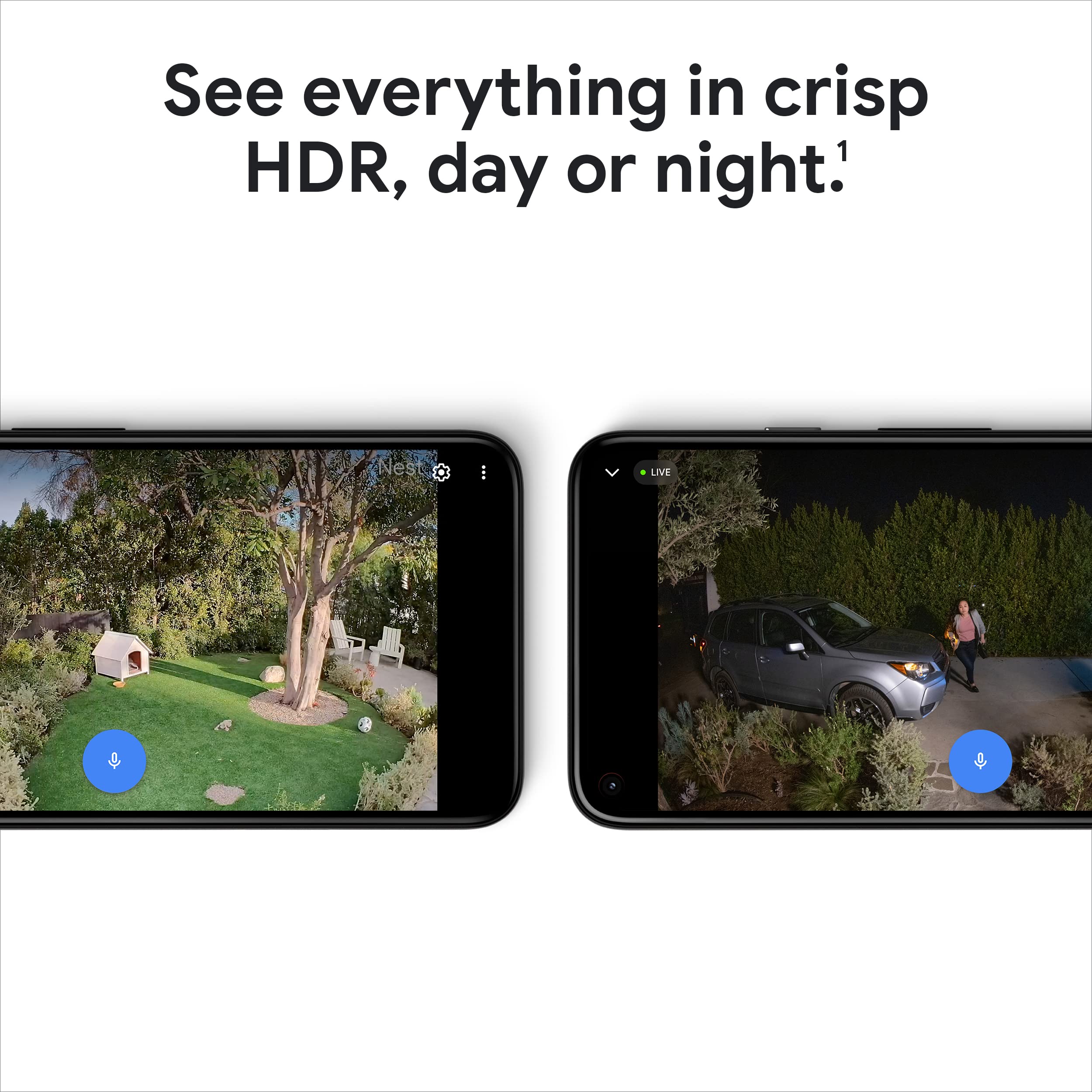جوجل Nest GA01317-US Camera Battery Outdoor Indoor Snow بطارية