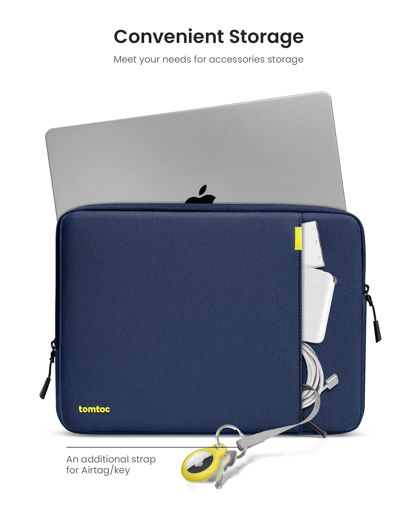 tomtoc 360 Protective Tablet Sleeve for iPad Air M3/M2 2025-2024, iPad (A16), iPad Pro M4 OLED 2024 11 inch, iPad Pro M2 and M1, iPad 10, iPad Air 5 with Magic/Smart Keyboard