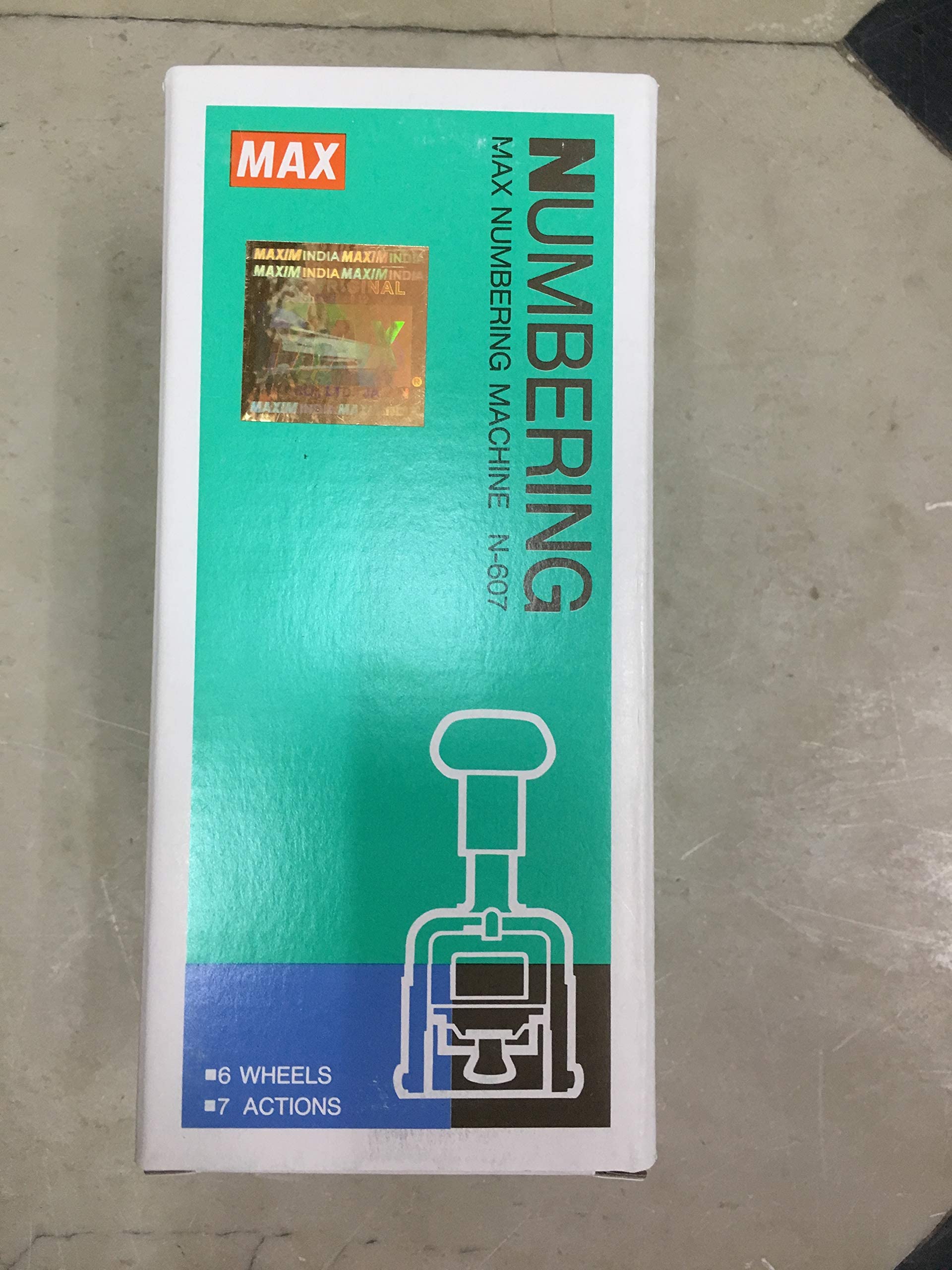 MAX NUMBERING MACHINE N-607