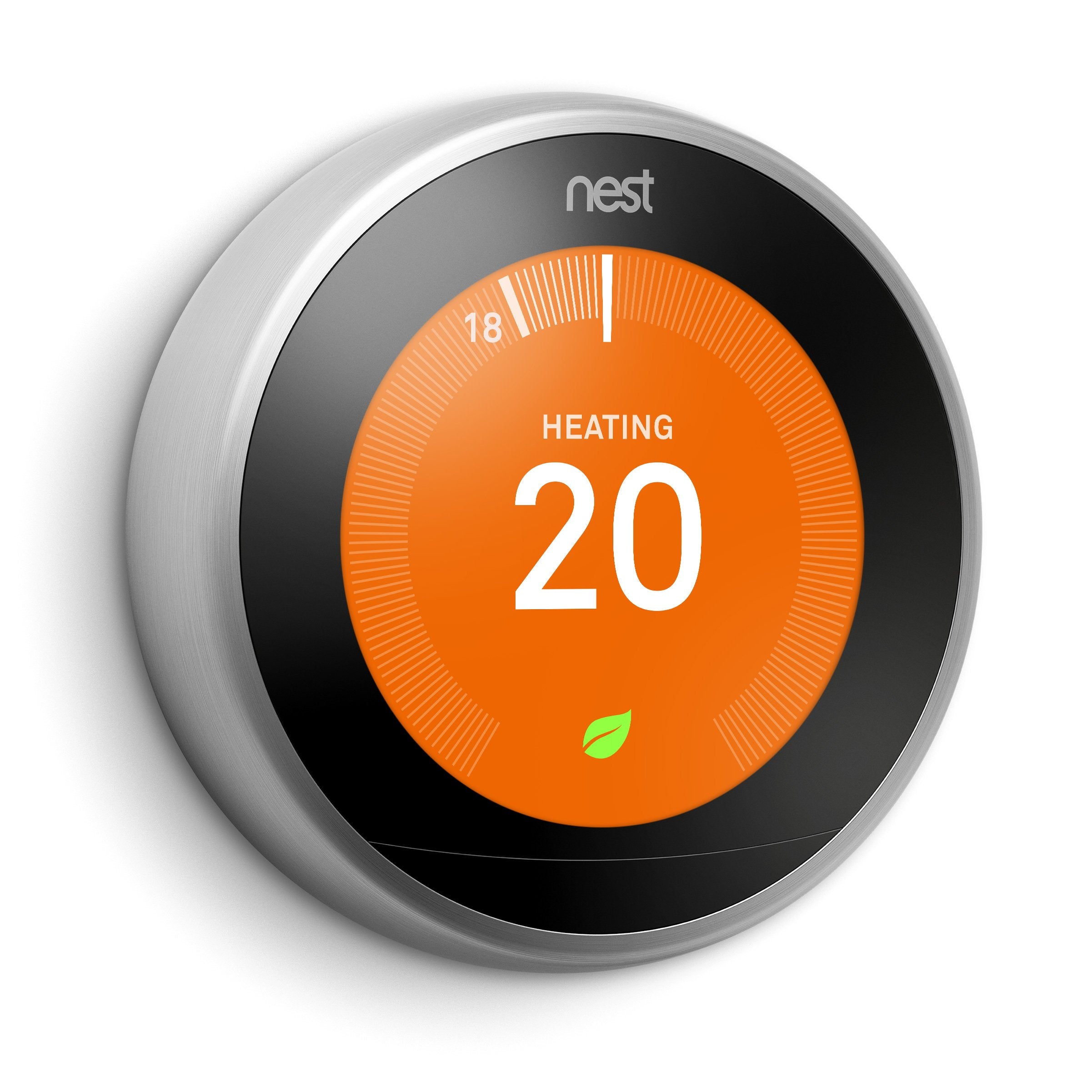 Google Nest Learning Thermostat 3rd Generation, Stainless Steel - Smart Thermostat - A Brighter Way To Save Energy