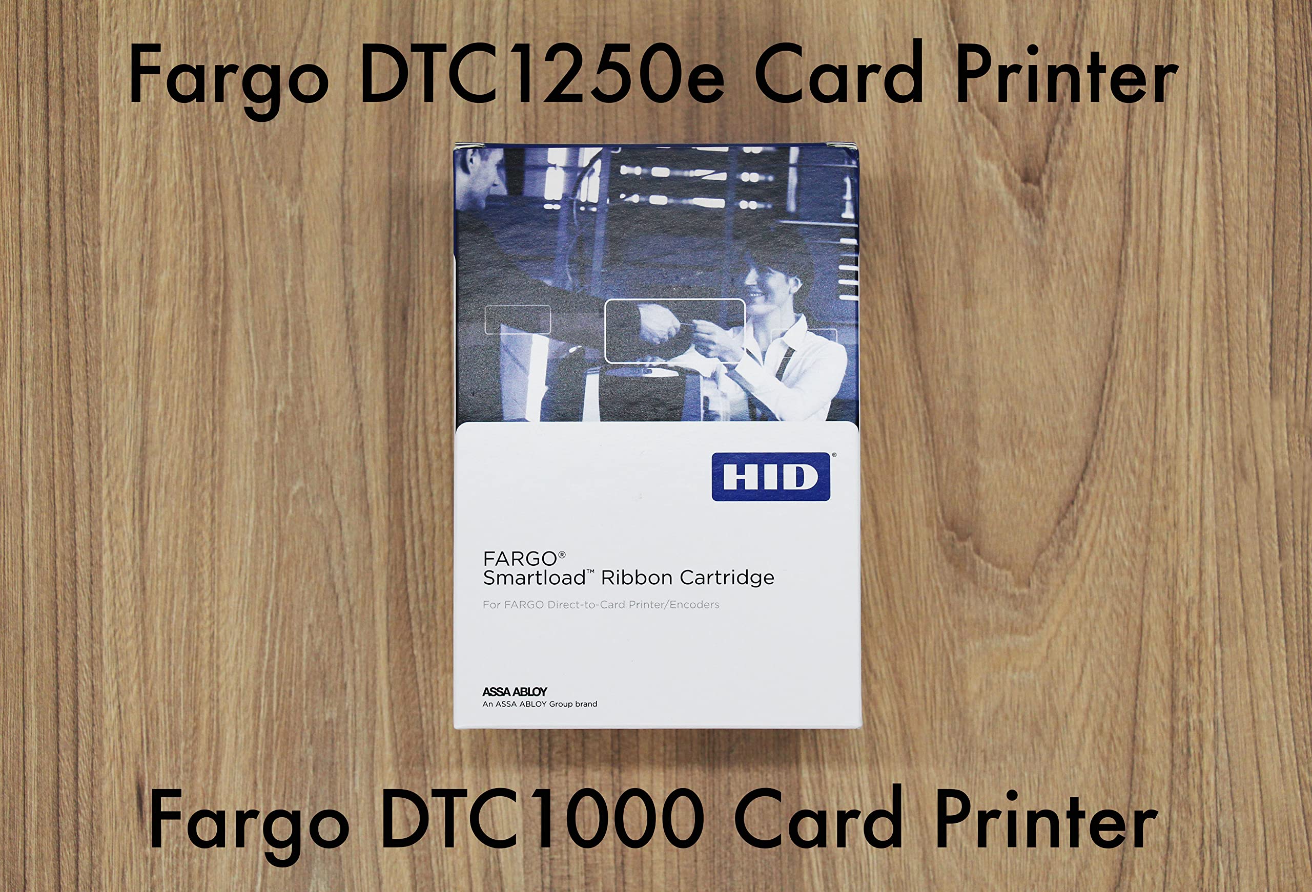Fargo YMCKO Full Colour Ribbon - 250 Images for DTC1000 (Includes Cleaning Supply)