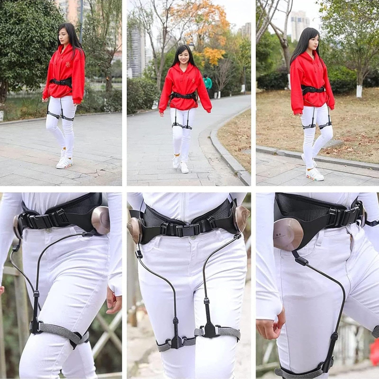 Bionic Body Power Walking Aid, Leg Lift and Climbing Support, Exoskeleton for Walking, Bionic Exoskeleton Legs, No Power Source Is More Efficientfor Senior, Limited Mobility, Stroke, Hemiplegia