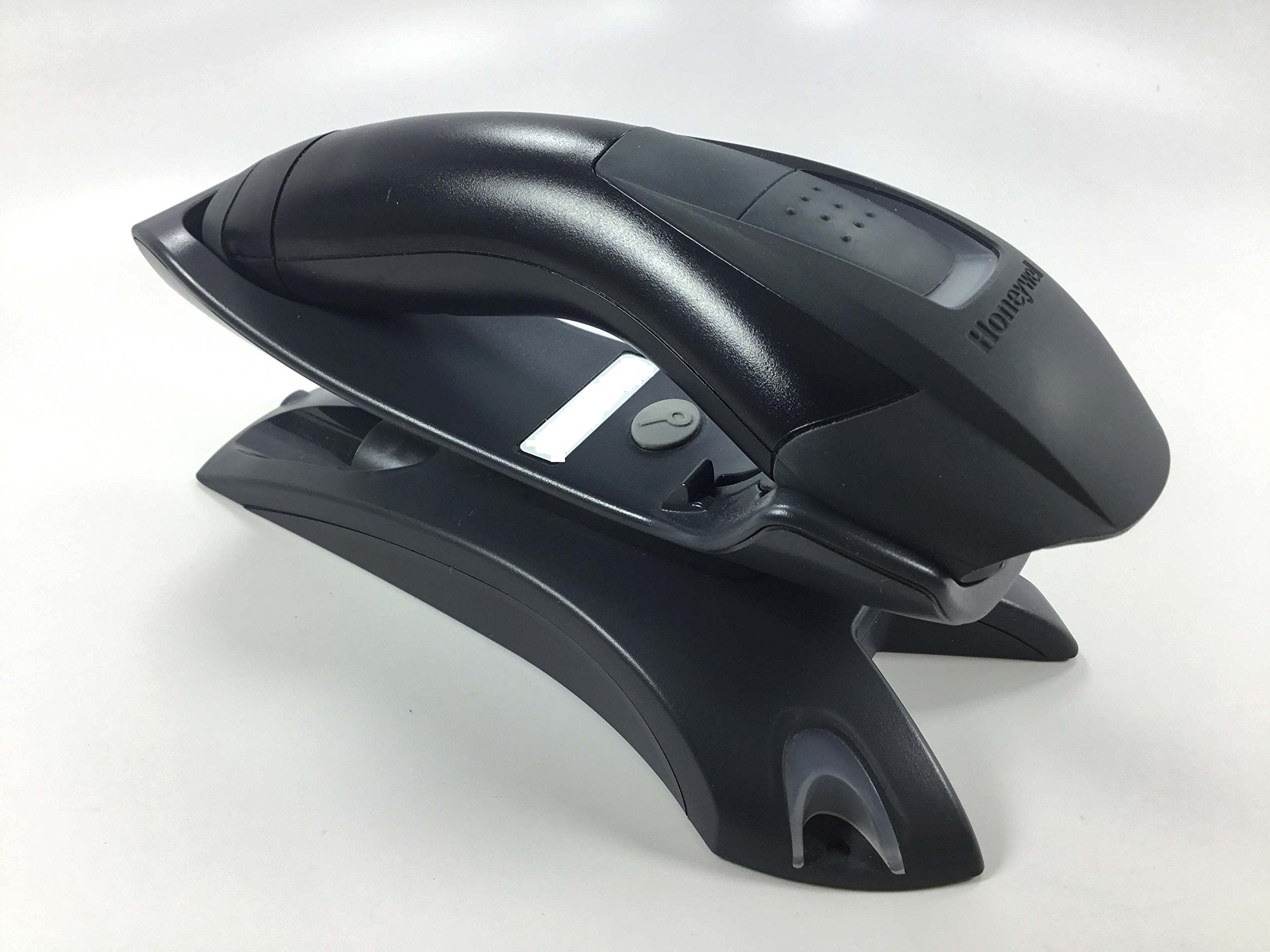 هوني ويل مجموعة ماسح باركود ليزر لاسلكي احادي الخط بتقنية البلوتوث 1202G (1D وGS1)، يتضمن كيبل RS232 ومصدر طاقة وكيبل USB من فوياجر
