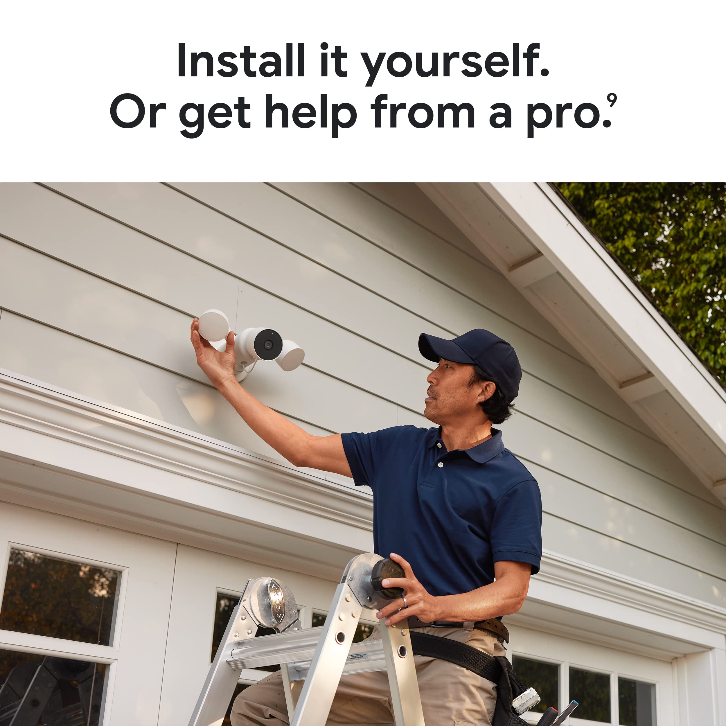 جوجل Nest GA01317-US Camera Battery Outdoor Indoor Snow بطارية
