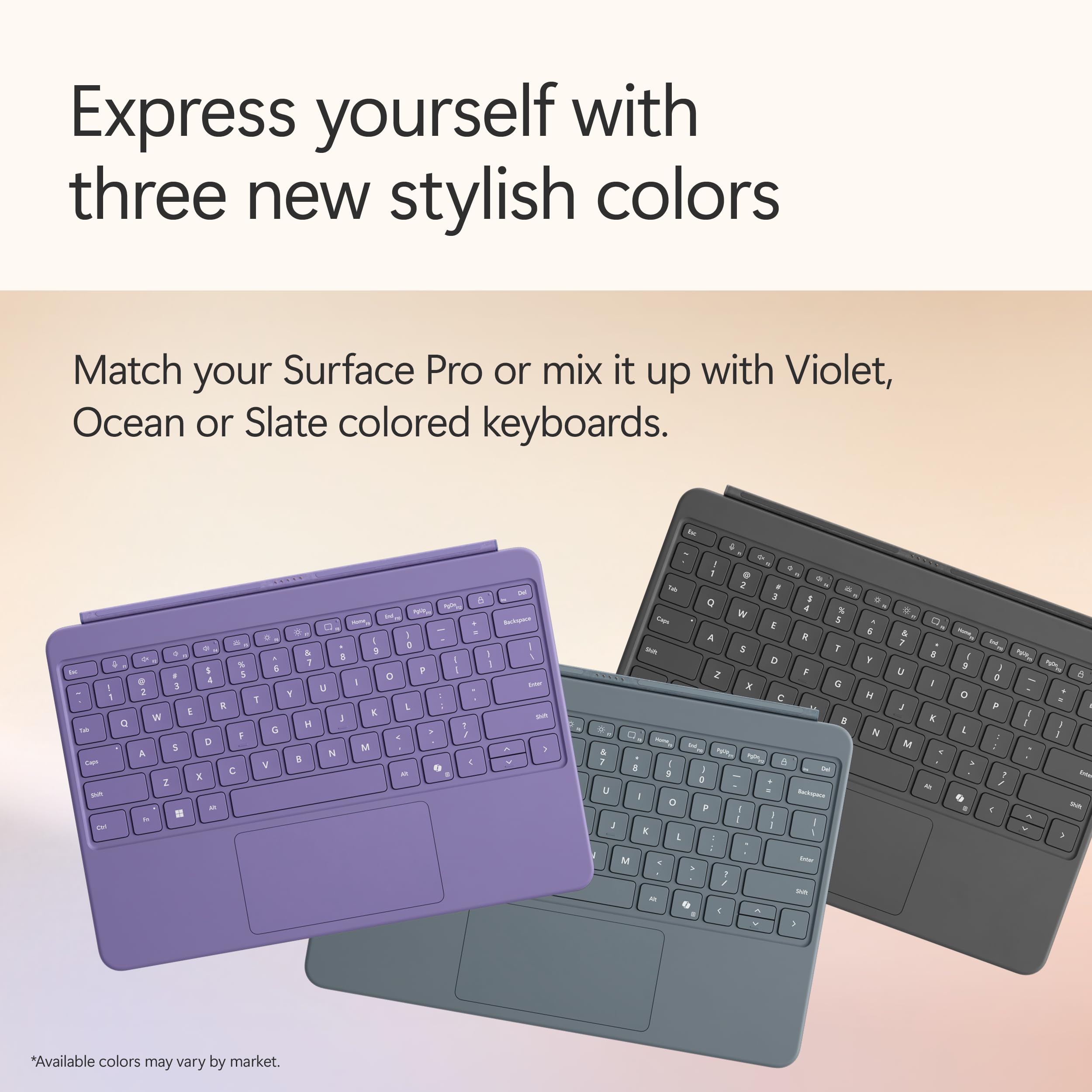 Microsoft Surface Pro 2-in-1 Laptop/Tablet (2025), Windows 11 Copilot+ PC, 12" Touchscreen Display, Snapdragon X Plus (8 Core), 16GB RAM, 256GB Storage, Platinum