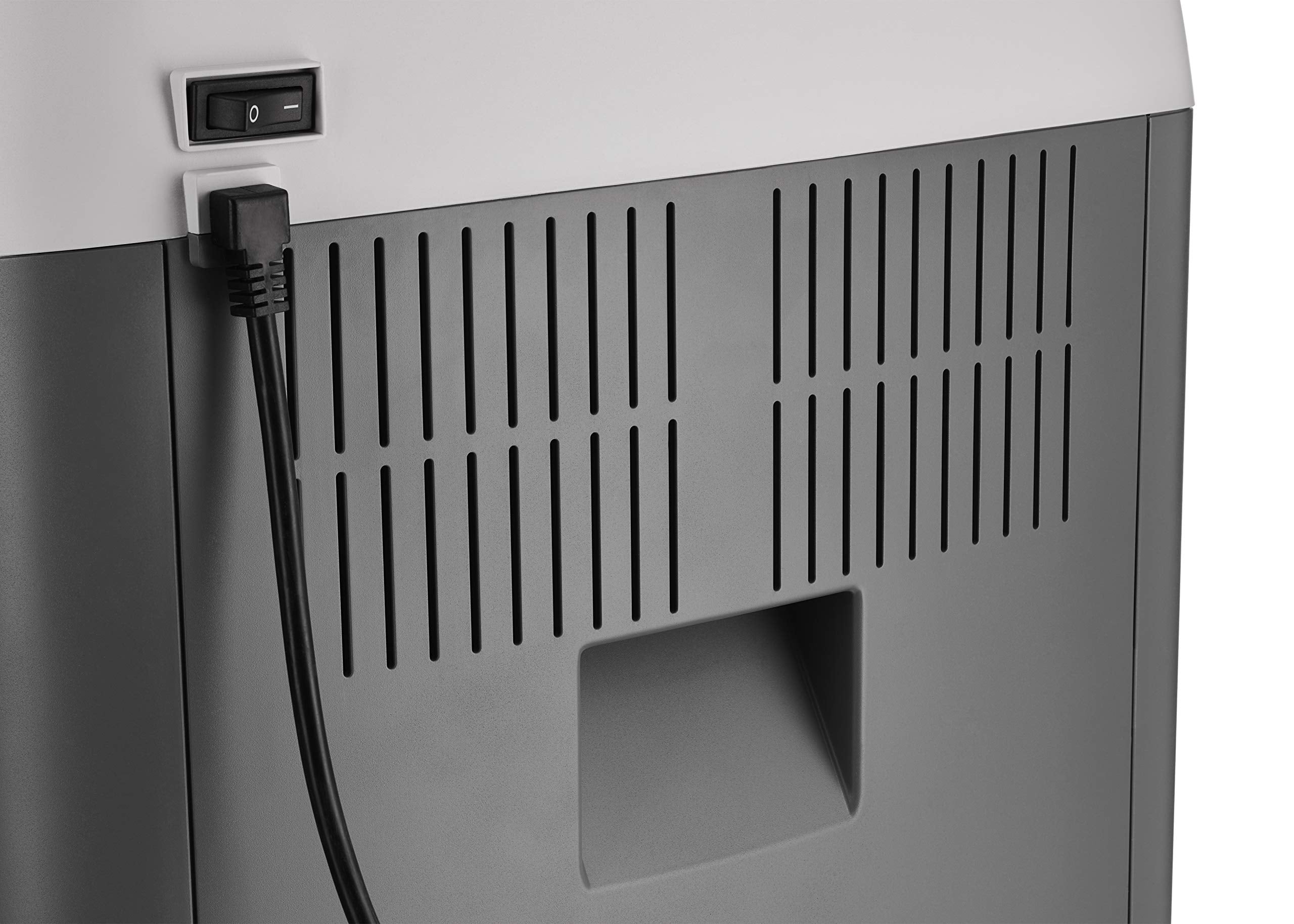 Dahle ShredMATIC 300 P4 Automatic Feed Shredder (300 Sheets, Particle Cut, Oil and Maintenance-Free, Automatic Paper Feeder), Grey