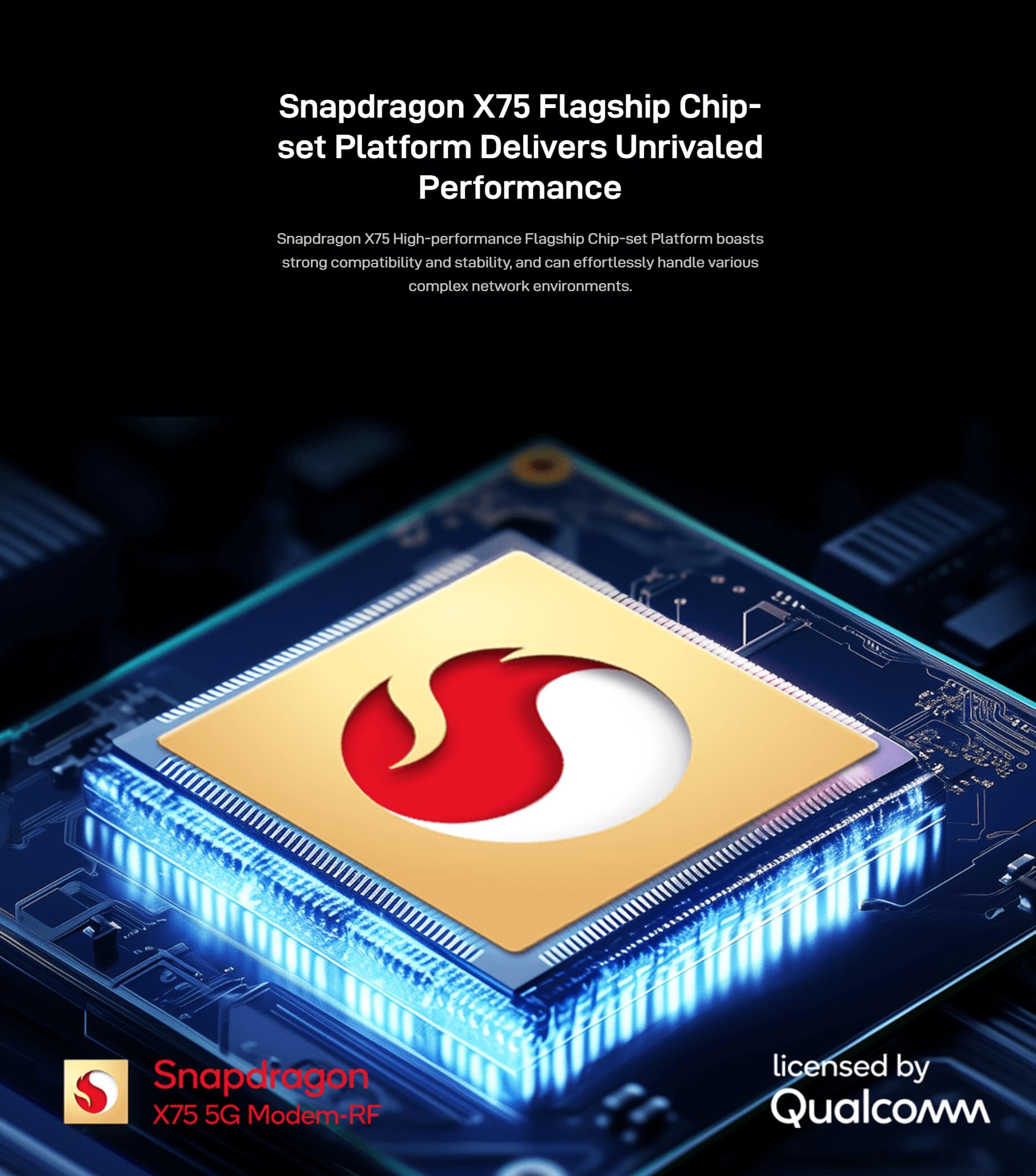 ZTE U60 Pro 5G WiFi Router, WiFi 7, 4.29 Gbps Download Speed, Snapdragon X75, 10000mAh Battery, Supports 64 Devices, 3.5-inch Touchscreen, NFC, AI-Powered