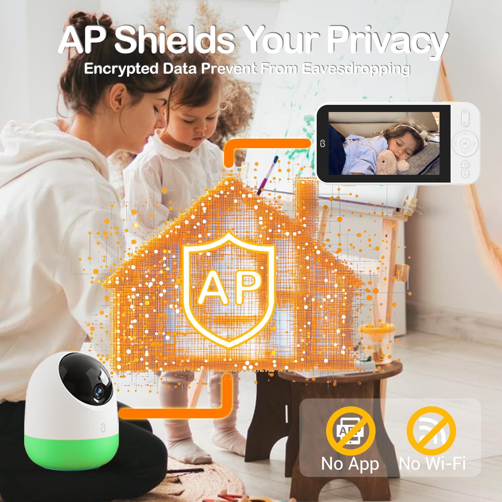 Ellie Baby Monitor with App