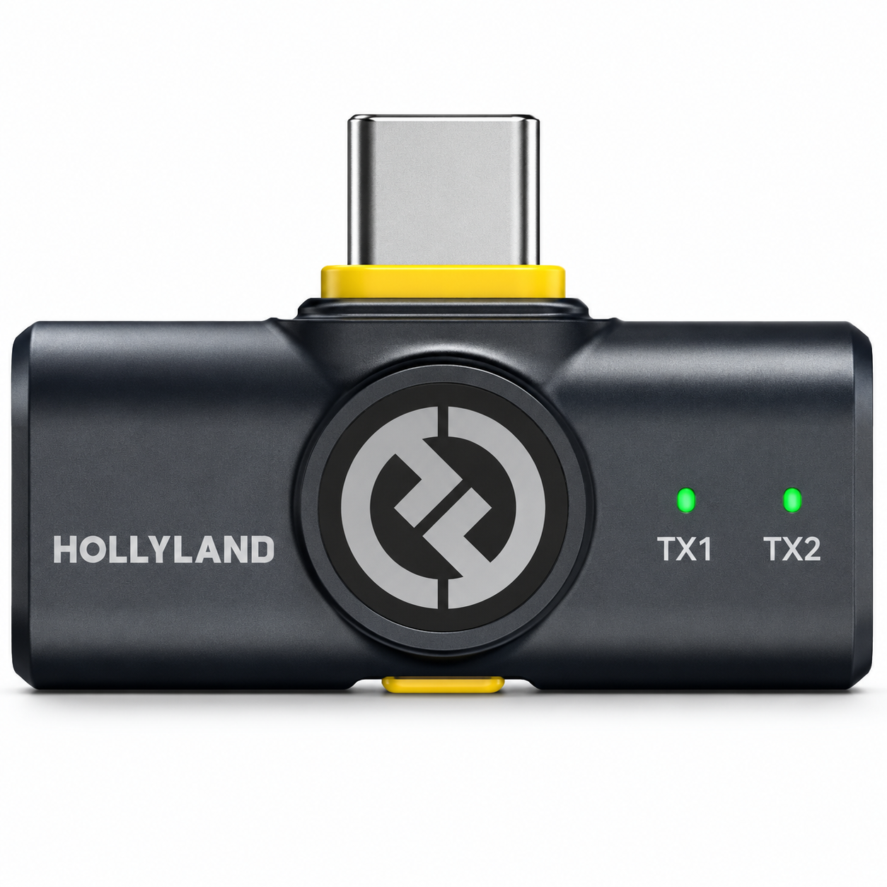 Hollyland Lark M2 Wireless Lapel Microphone Combo for iPhone, Android, Camera, PC and Laptop, Lightning, USB-C, 48Khz, 24-bit, 1000ft Range, Noise Cancelling, 40 Hour Battery