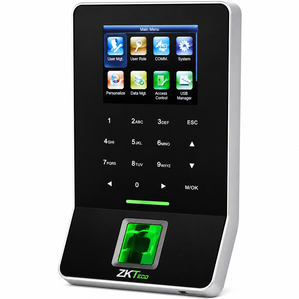 ZKTeco BioPro SA40 Fingerprint Access Control Terminal, BioID Sensor/Silk ID Sensor, Door Sensor, Exit Button, Alarm Control Interface | SA40