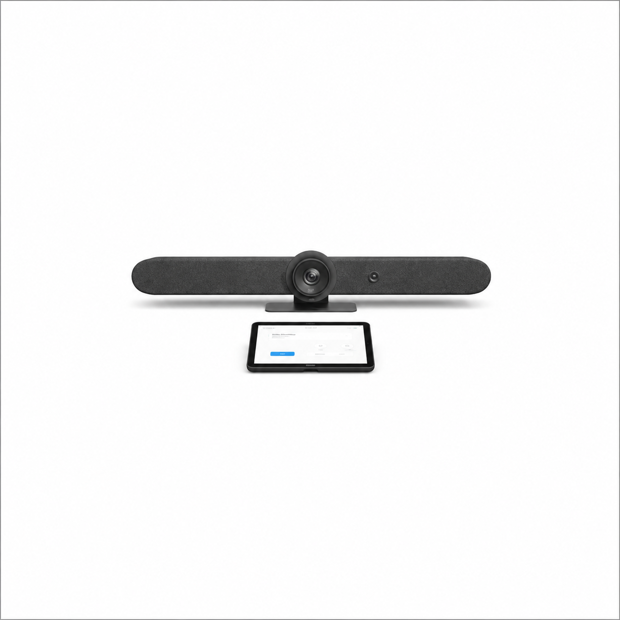 Logitech Rally Bar All In One Webcam, Video Bar for Medium Rooms, 10/100/1G Ethernet, WiFi 802.11a, 128 bit AES Security, Pan/Tilt/Zoom Camera, Graphite, UK-ME | 960-001312 / 960-001311