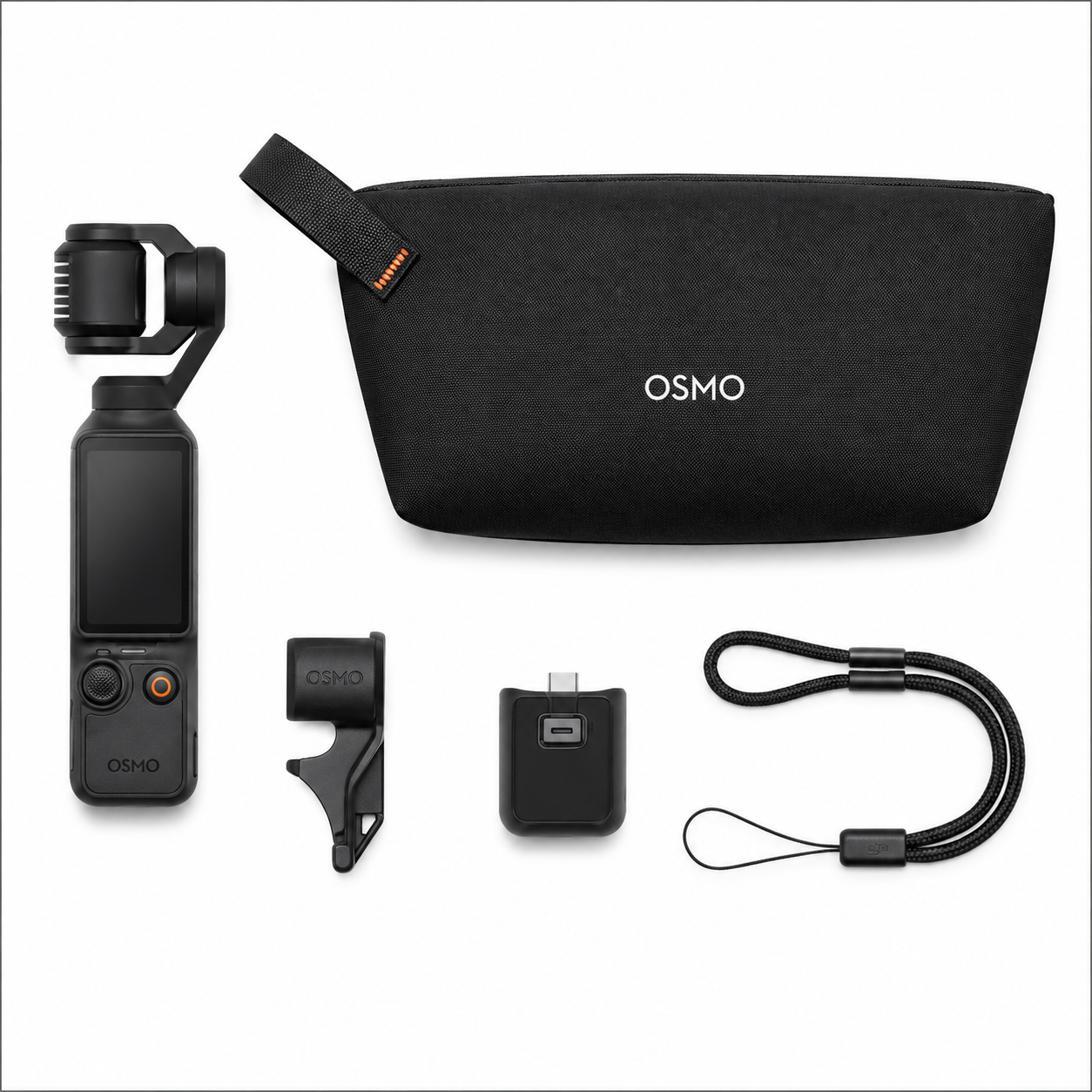 DJI Osmo Pocket 4 Standard Combo, Pocket Gimbal Vlog Camera, 1″ CMOS & 4K/240fps, 3-Axis, 2× Lossless Zoom, 107GB Built-in Storage, Mic 3 Transmitter, Osmo Mini Tripod. (DJI Osmo Pocket 4 Standard)