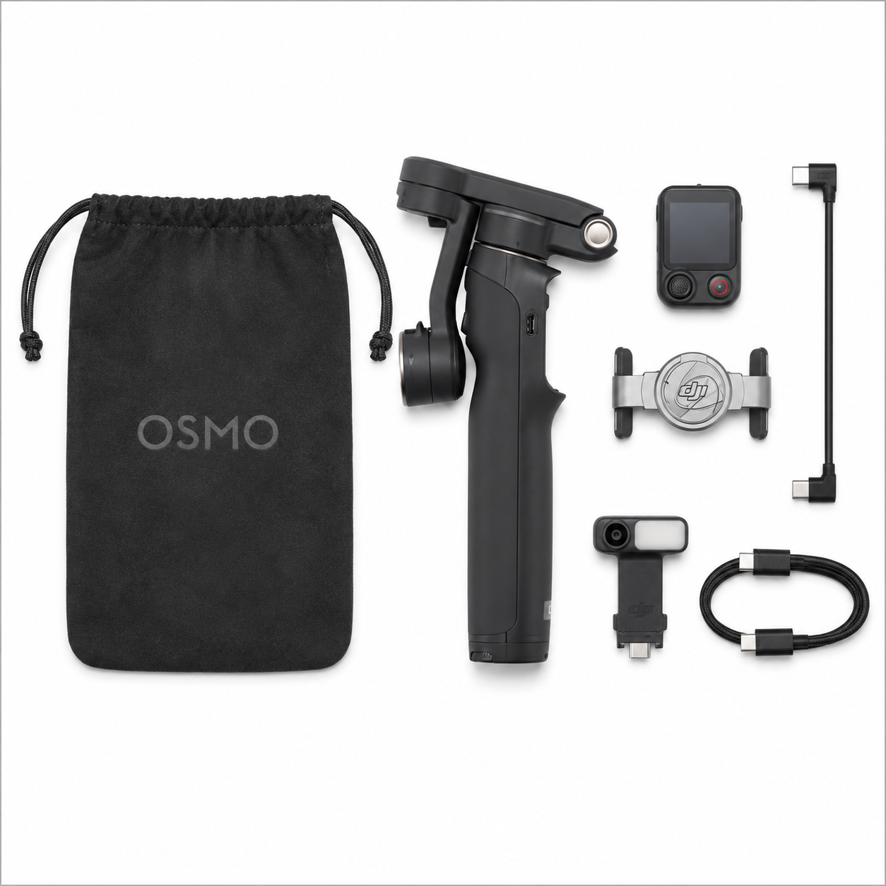 Osmo Mobile 8P Gimbal Stabilizer for iPhone & Android, Tracking Module, Remote Controller, Native Tracking, Built-in Extension Rod & Tripod, 10h Battery, 3-Axis Stabilization, Phone Gimbal