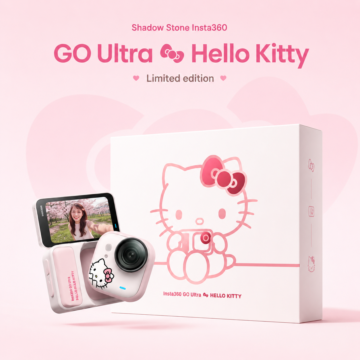 Hello Kitty GO Ultra | Limited Edition Pink Action Camera