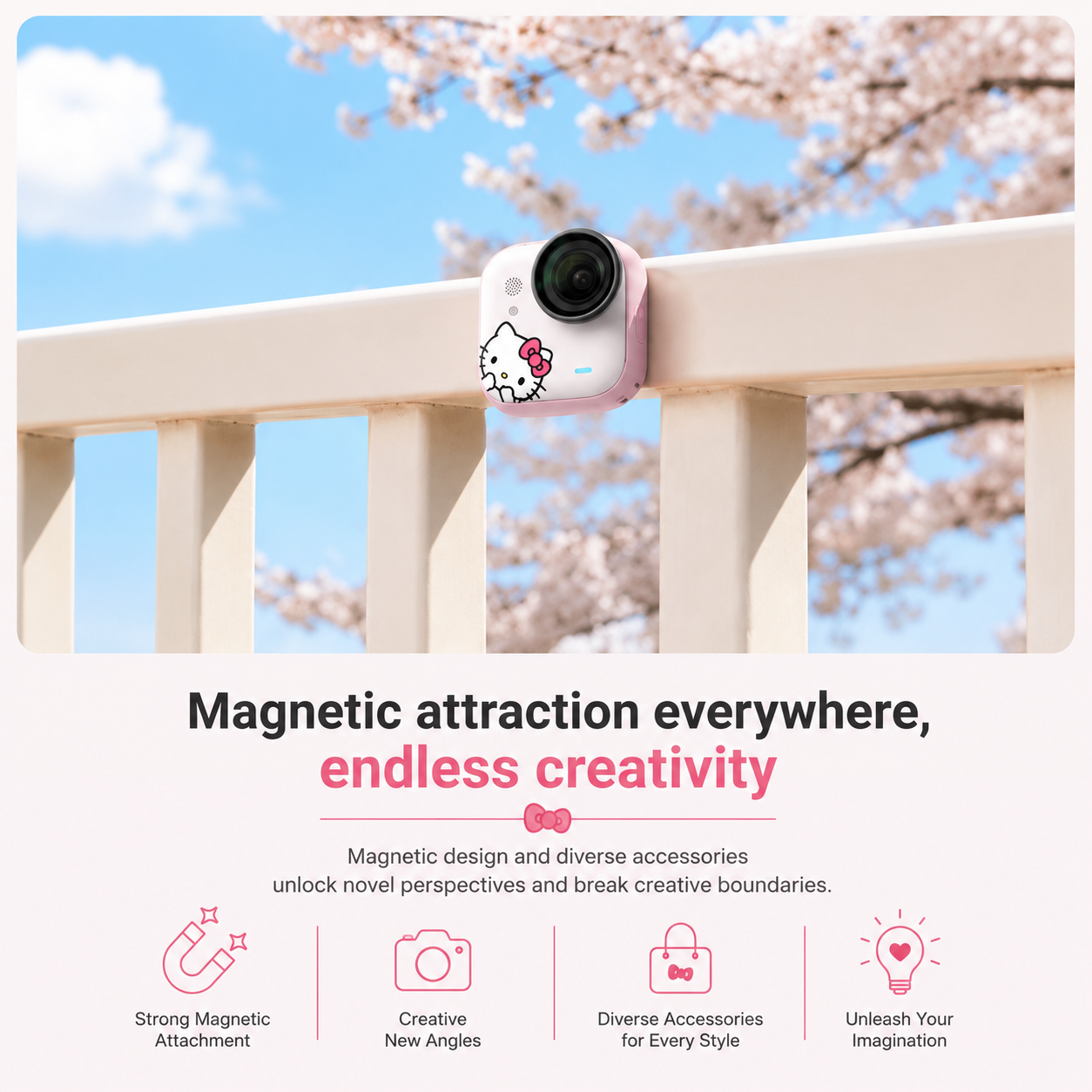 Hello Kitty GO Ultra | Limited Edition Pink Action Camera