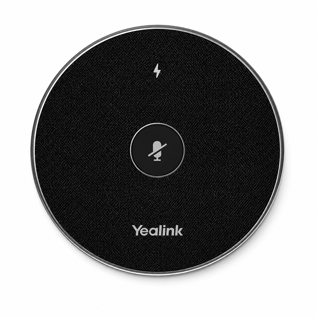 Yealink VCM36-W Tabletop Wireless Videoconferencing Microphone, 360° Voice Pickup, Up to 20', Works with VCS Systems and UVC Cameras, Expansion Mic, Gray | VCM36-W