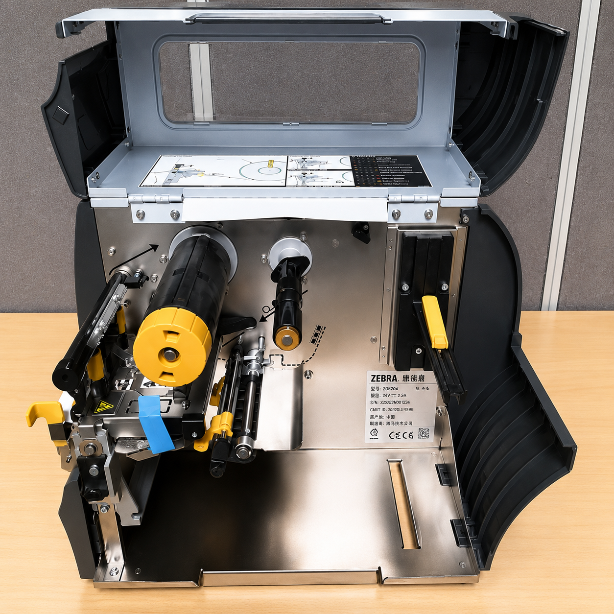 Zebra ZT411 300 dpi Thermal Transfer and Direct Thermal Industrial Barcode Label Printer - Ethernet, Bluetooth, Serial, USB Connectivity - 14 IPS, 4-inch Print Width - YKGAV