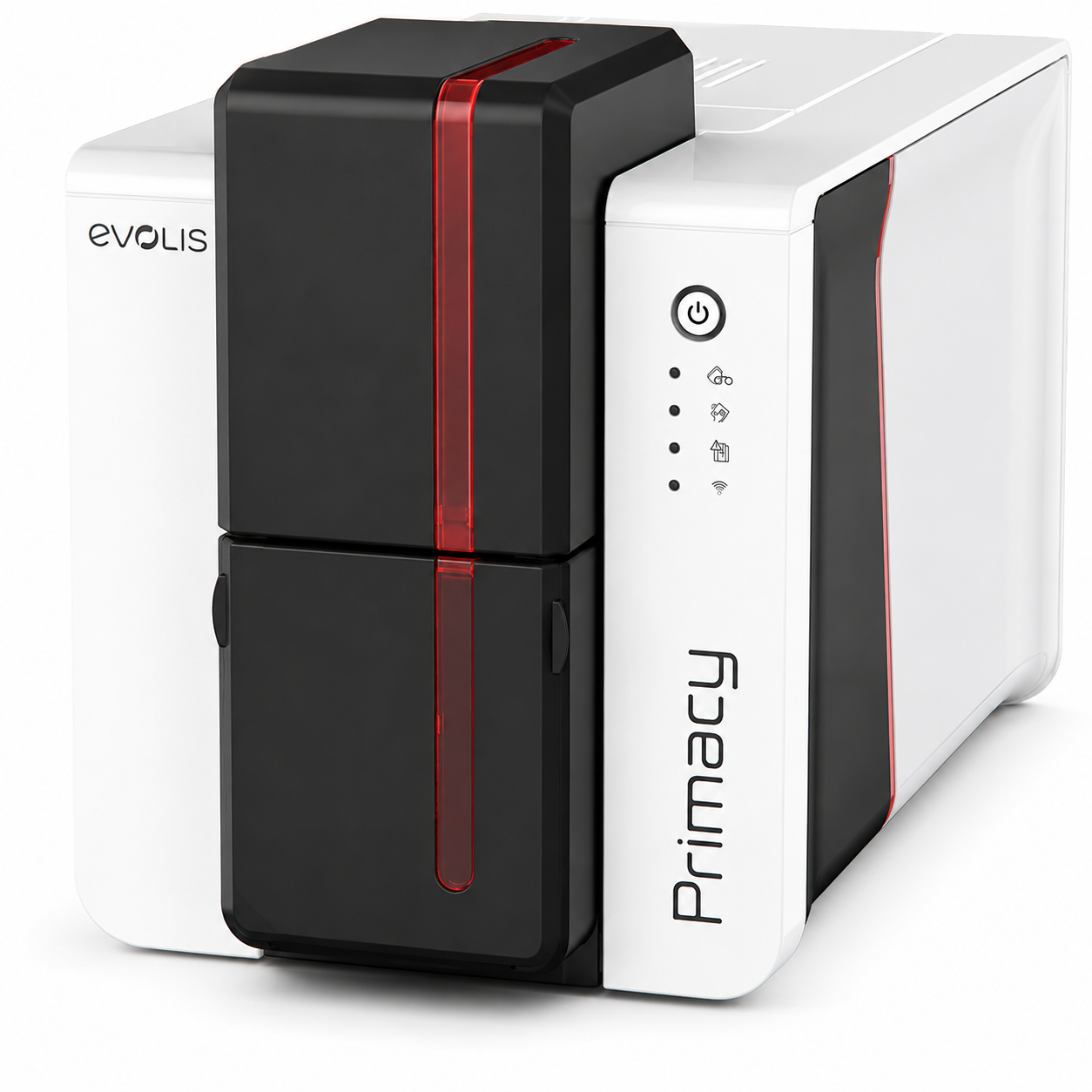 Card Imaging Evolis Primacy 2 Dual Sided ID Printer & Supplies Bundle Badge Machine (PM2-0025-A)