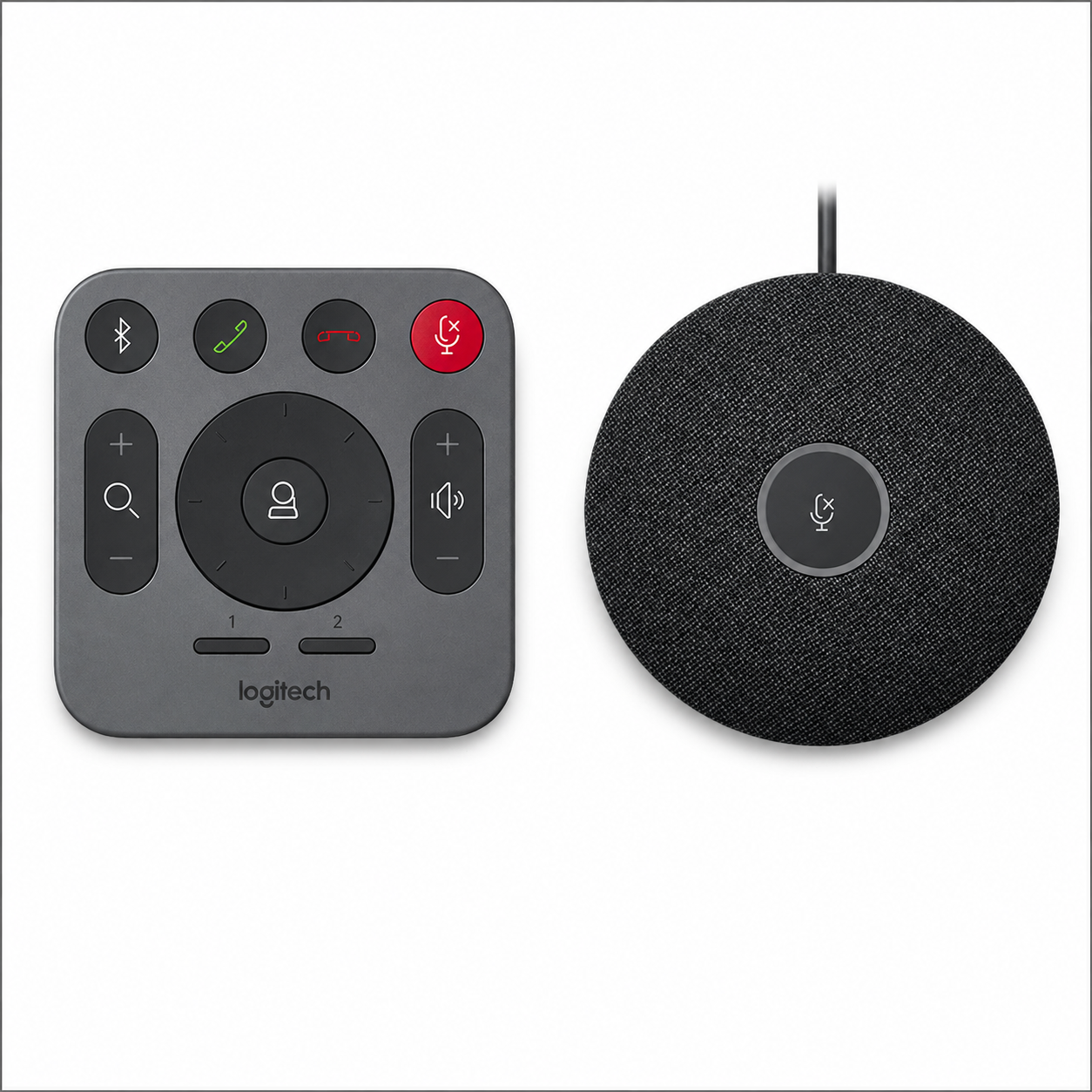 Logitech Rally Plus Video Conferencing Kit, With 2x Rally Speakers, 2x Microphone, Up to 3840 x 2160 Resolution, SuperSpeed USB 3.0 Interface Type, Black | 960-001242 / 960-001224