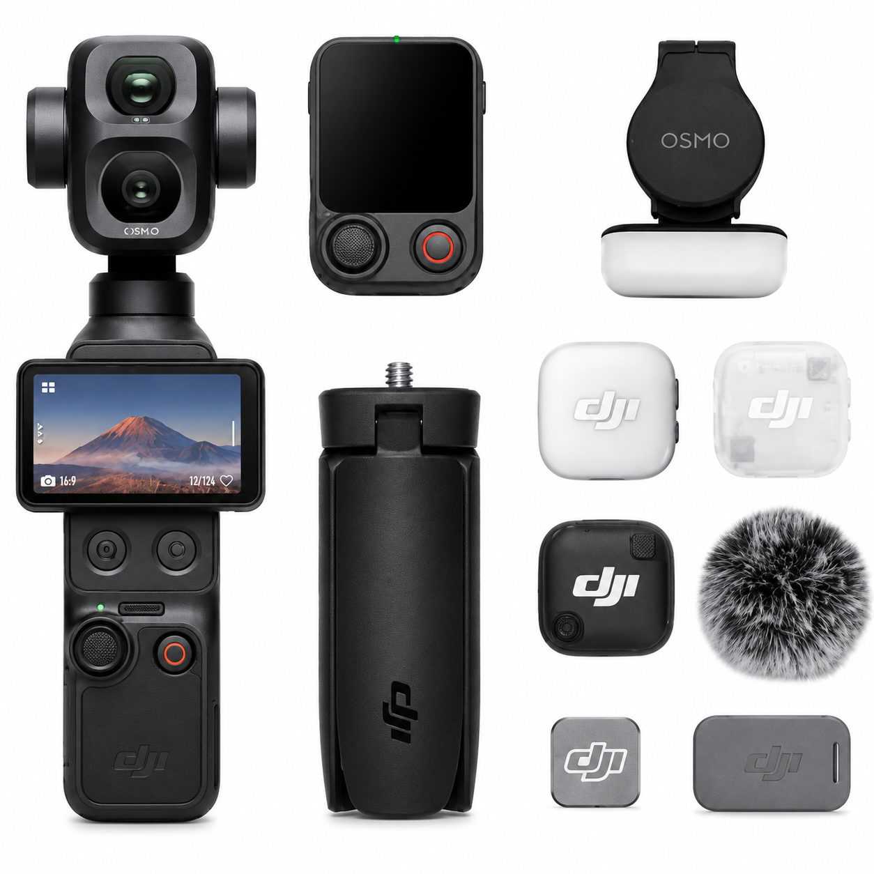 DJI Osmo Pocket 4P Vlog Combo 4K Gimbal Camera | 3-Axis Stabilized Camera | Buy Online UAE | Everking