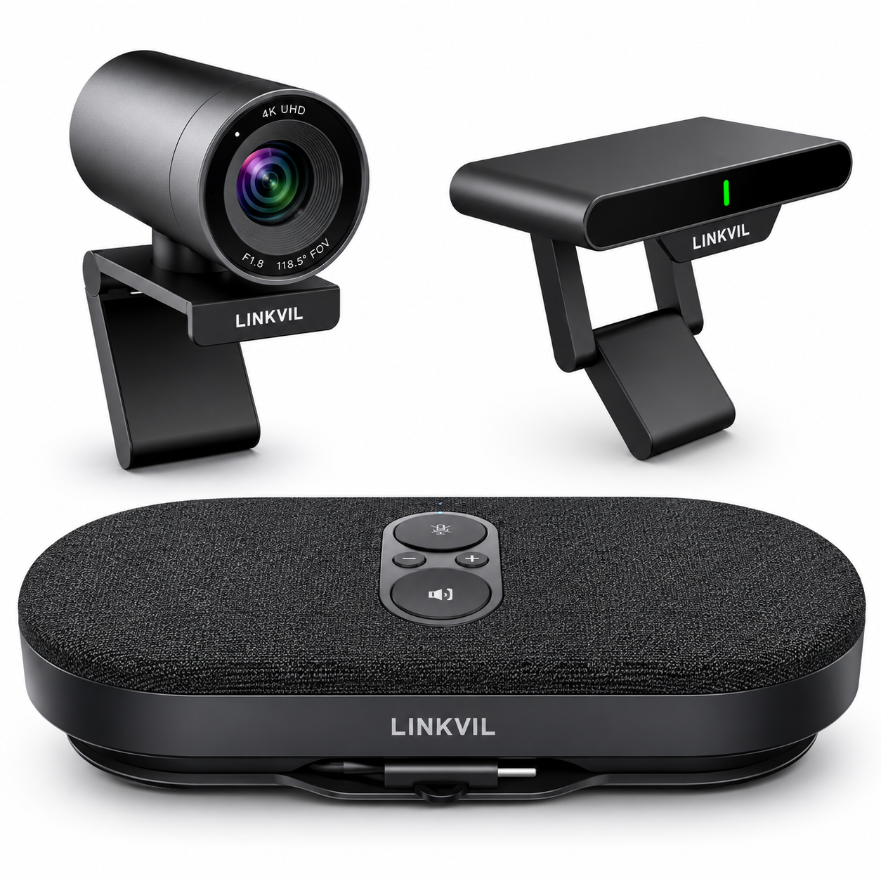 Fanvil CA400 All-in-One Screen Share Video Conference Solution | 4K UHD Camera, Wireless Presentation & Speakerphone | Buy Online UAE