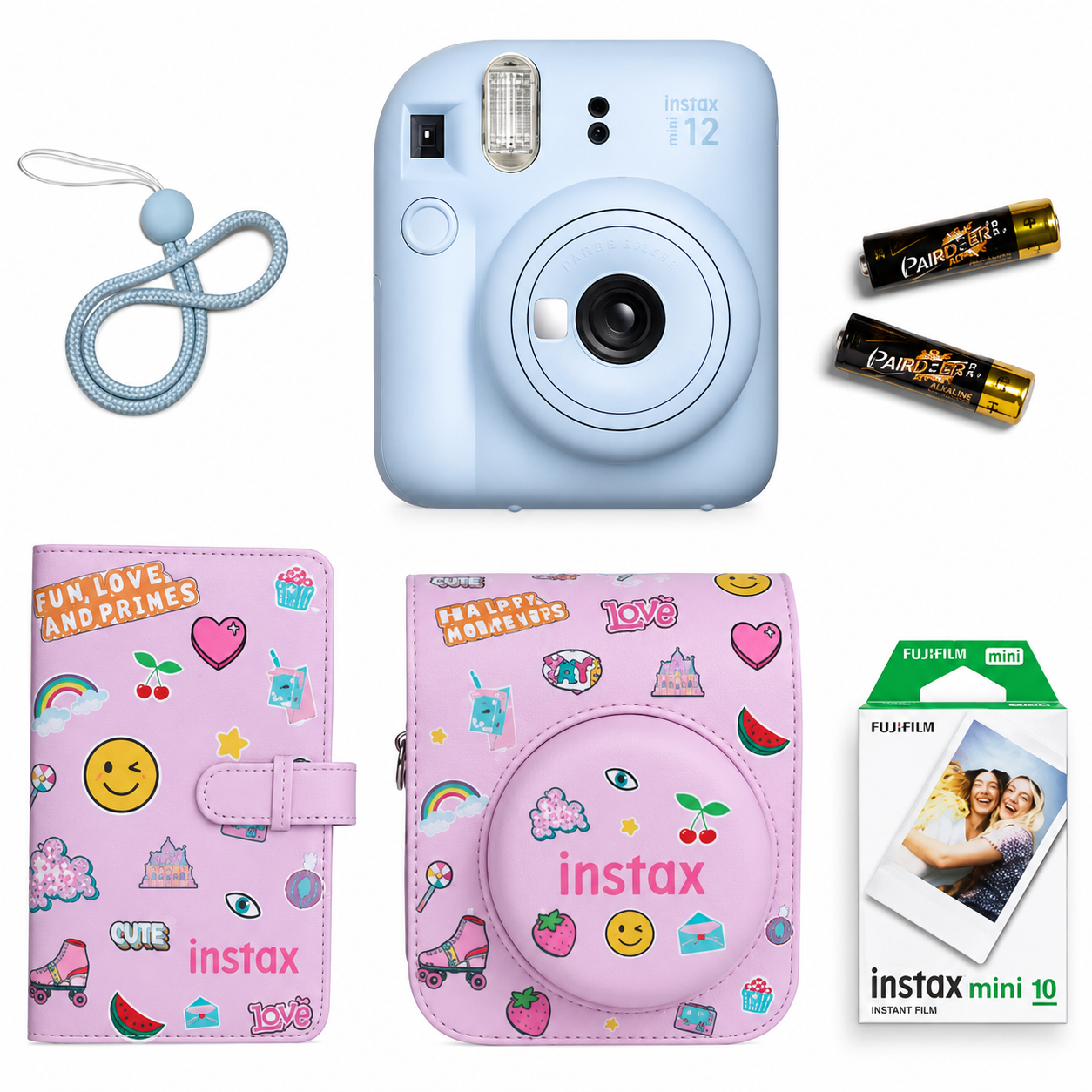Fujifilm Instax Mini 12 Instant Camera Gift Box | Instant Film Camera Kit with Accessories