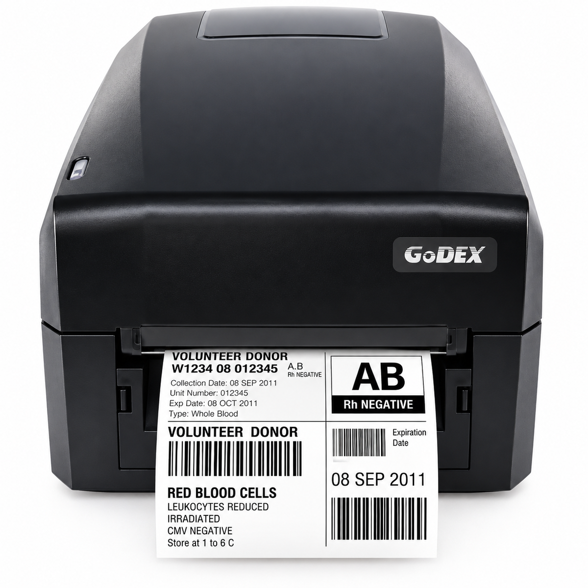 GoDEX GE300 4-Inch Thermal Transfer Barcode Label Printer