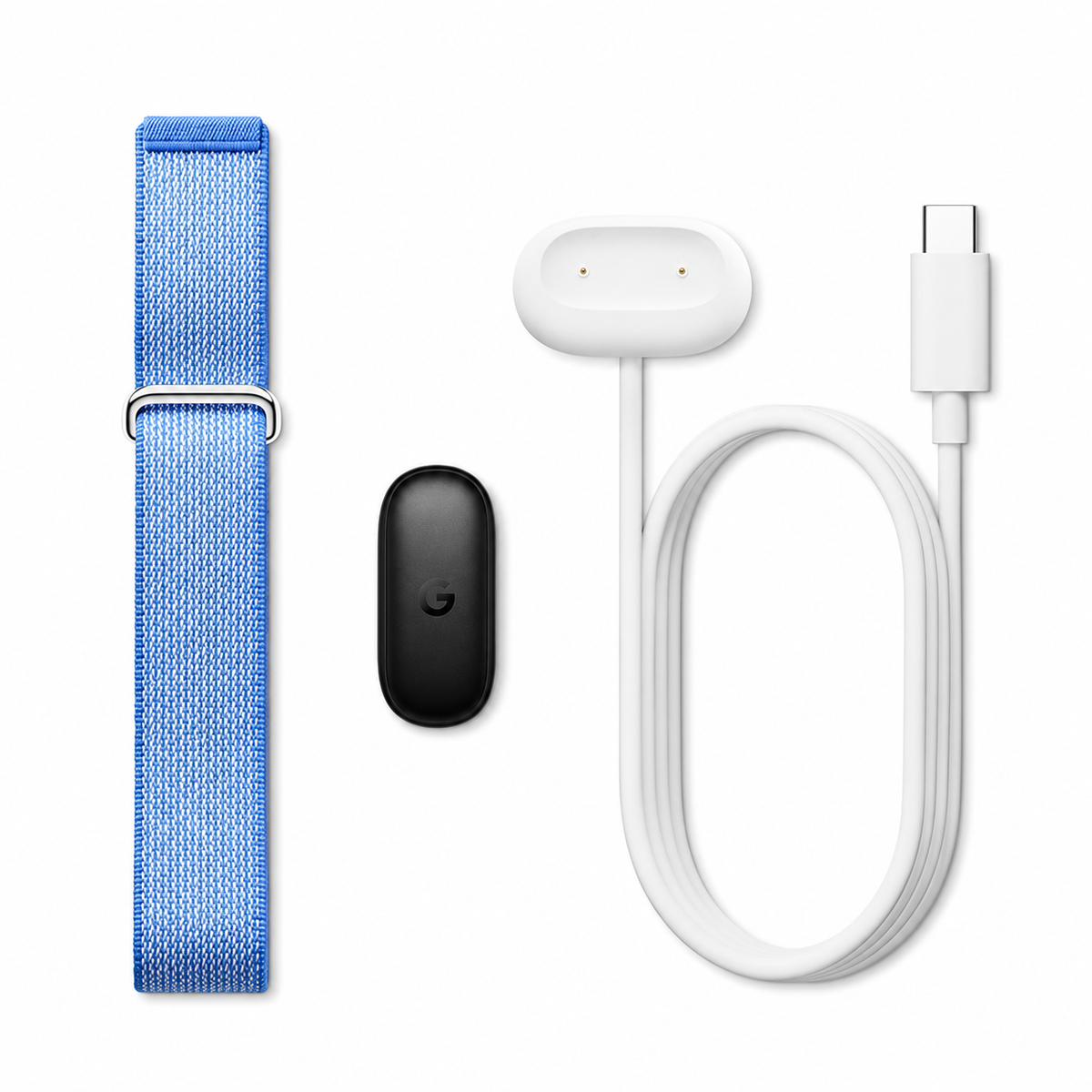 Google Fitbit Air - Screenless Activity Tracker with Fitness, Heart Rate, and Sleep Tracking - Personalized AI-Powered Coaching - Up to 7 Days’ Battery Life - Works with iOS and Android - Obsidian
