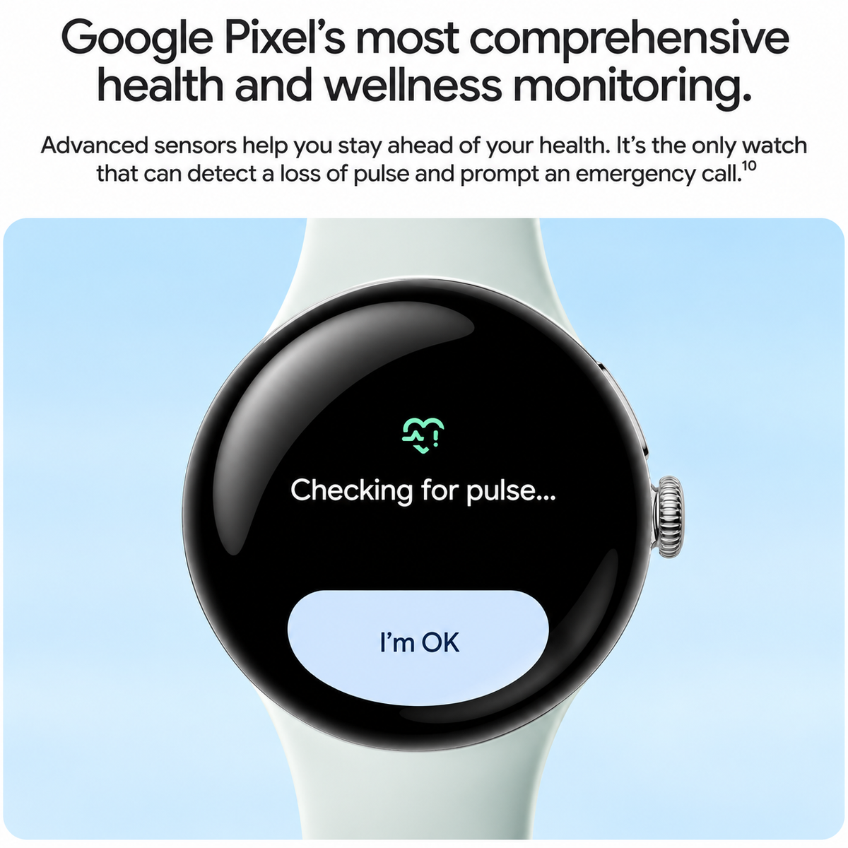 Google Pixel Watch 5 45mm WiFi Smartwatch – Matte Black/Obsidian