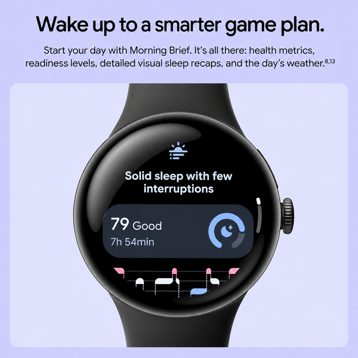 Google Pixel Watch 5 45mm WiFi Smartwatch – Matte Black/Obsidian