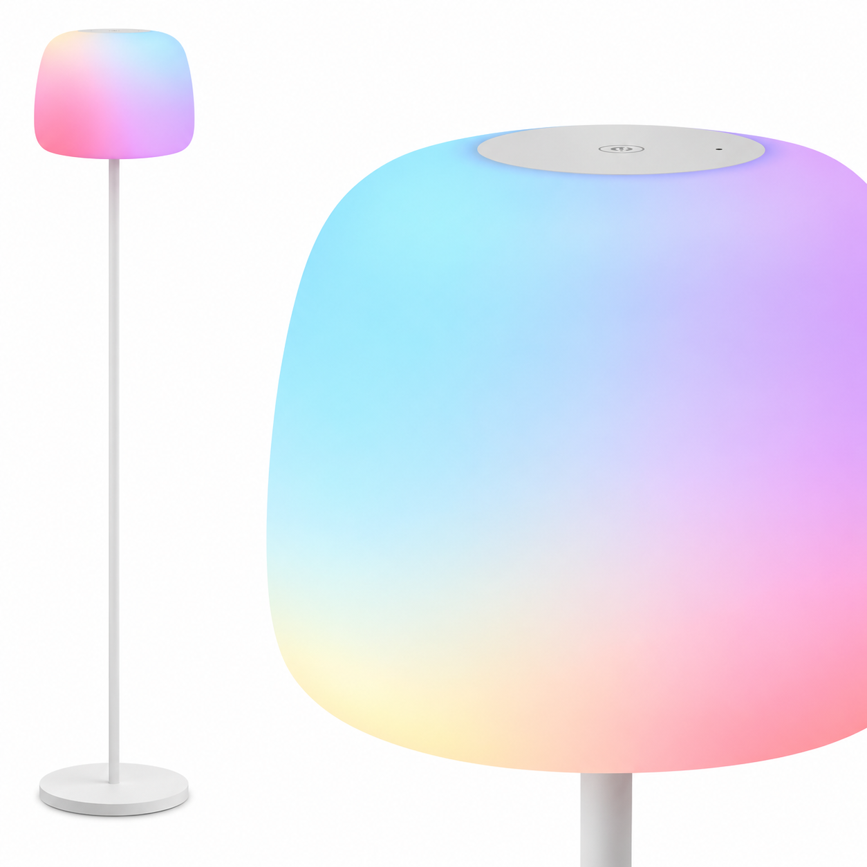 Govee Lantern Floor Lamp | RGBICWW Smart LED Floor Lamp with Matter, Alexa, Google Assistant, Music Sync & 1400 Lumens