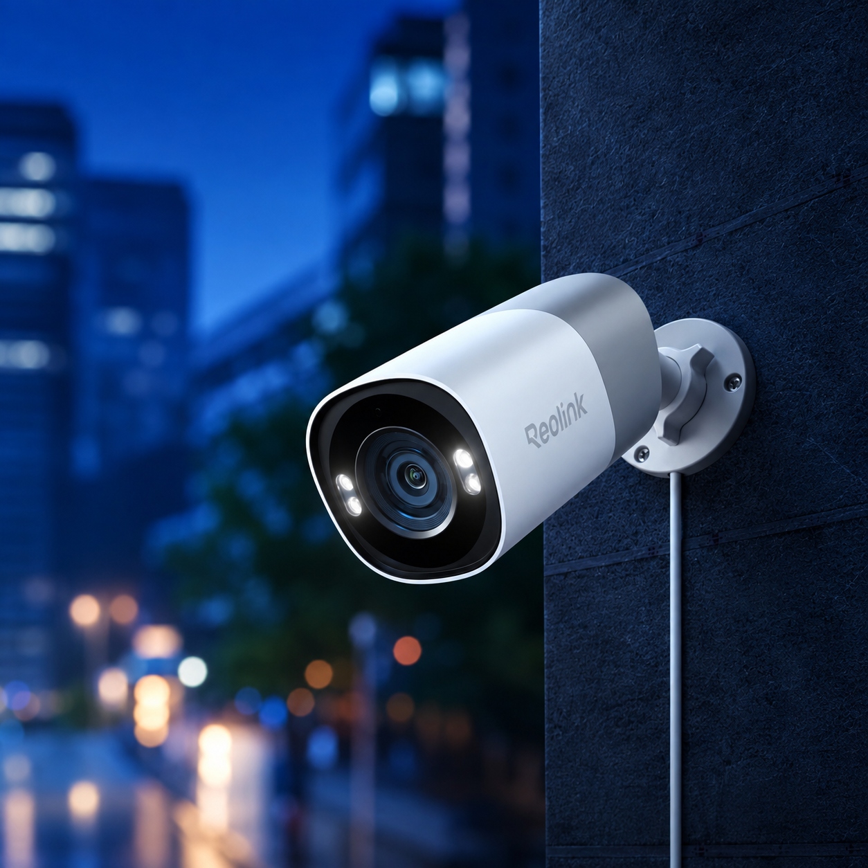 Reolink RP-PCB12M 12MP Ultra HD PoE Bullet Security Camera with Spotlights