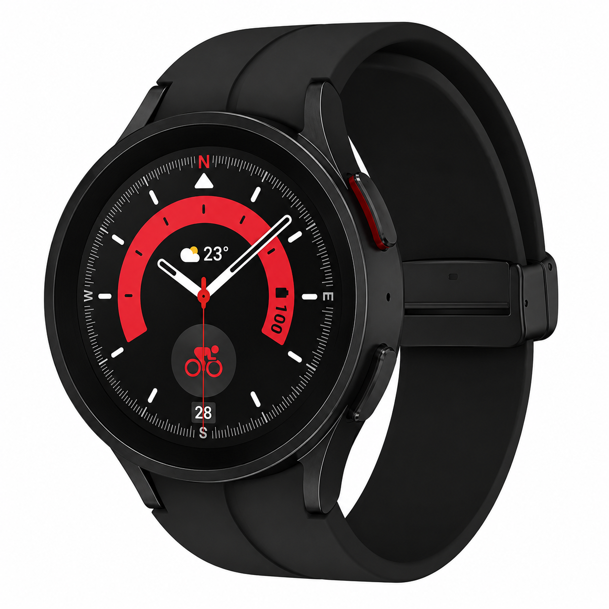 Samsung Galaxy Watch5 Pro R920 45mm Black Titanium – GPS, Bluetooth Smartwatch