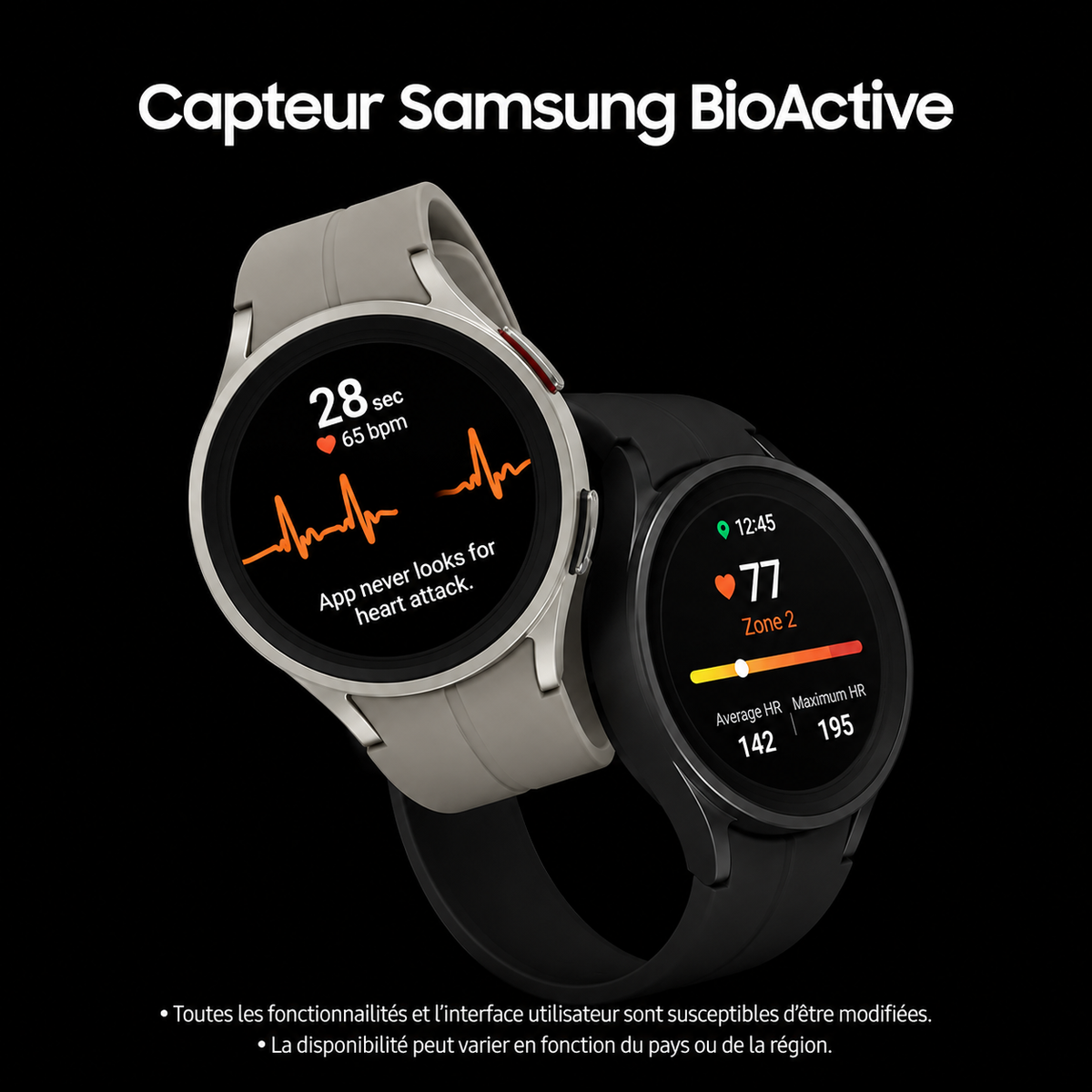 Samsung Galaxy Watch5 Pro R920 45mm Black Titanium – GPS, Bluetooth Smartwatch
