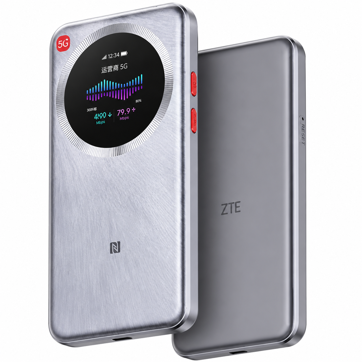 ZTE U30 Pro MU5358 5G Mobile WiFi 6 Hotspot, Portable Router, Dual-Band, 5000 mAh Battery