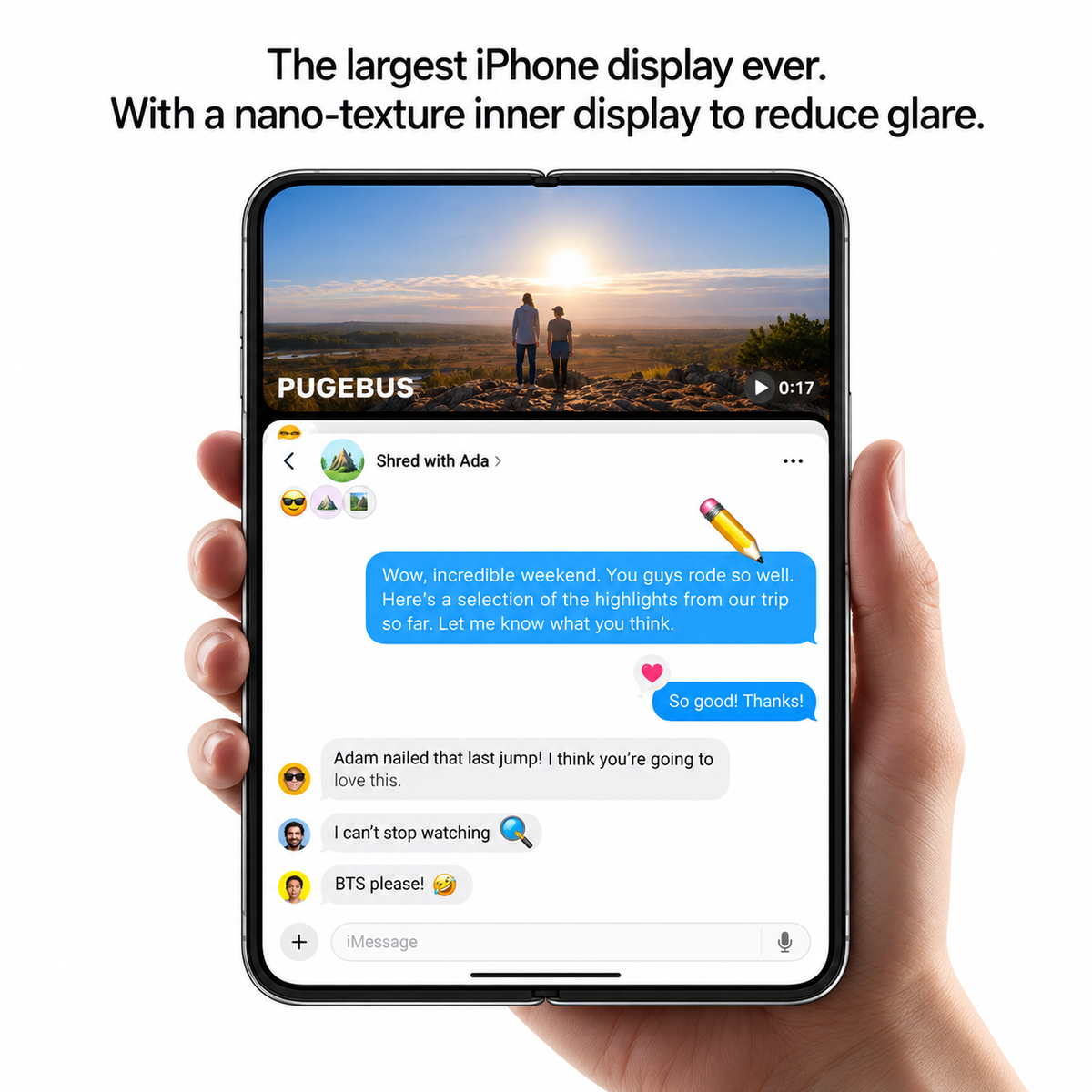 Apple iPhone Duo 256GB Foldable Smartphone – Hong Kong Version, Non-Active