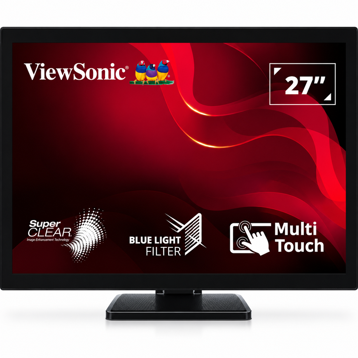 ViewSonic TD2760 27" 10-Point Touch Screen Monitor – Full HD, HDMI, DisplayPort & USB